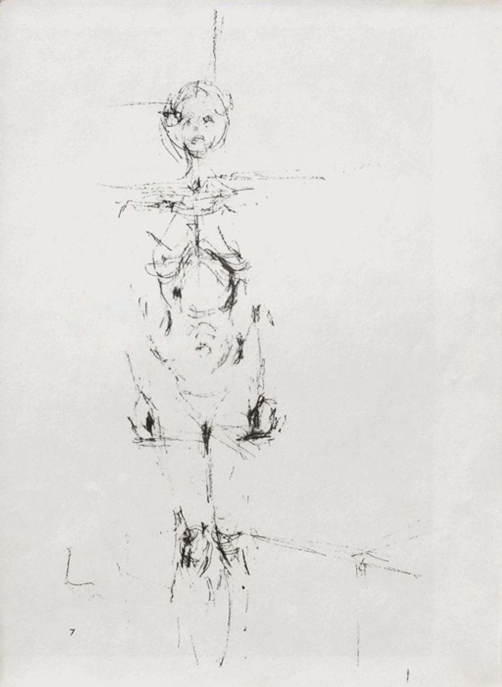 DLM107 - Femme nue debout