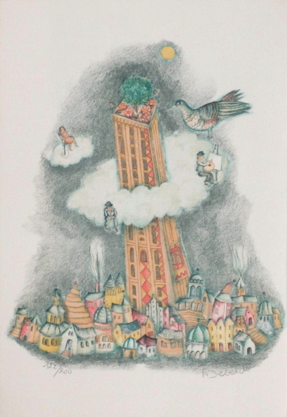 La tour dans les nuages