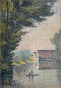 Bord de rivière en Normandie
