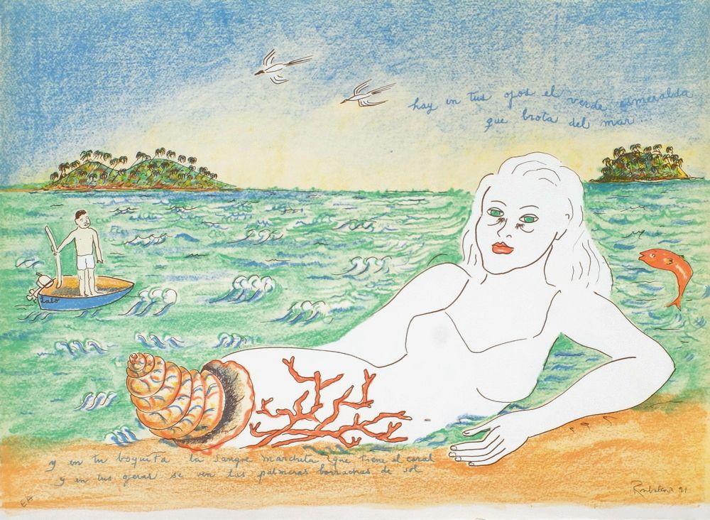 Hay en tus ojos el verde esmeralda que brota del mar