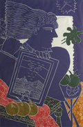 Femme au Tableau bleu