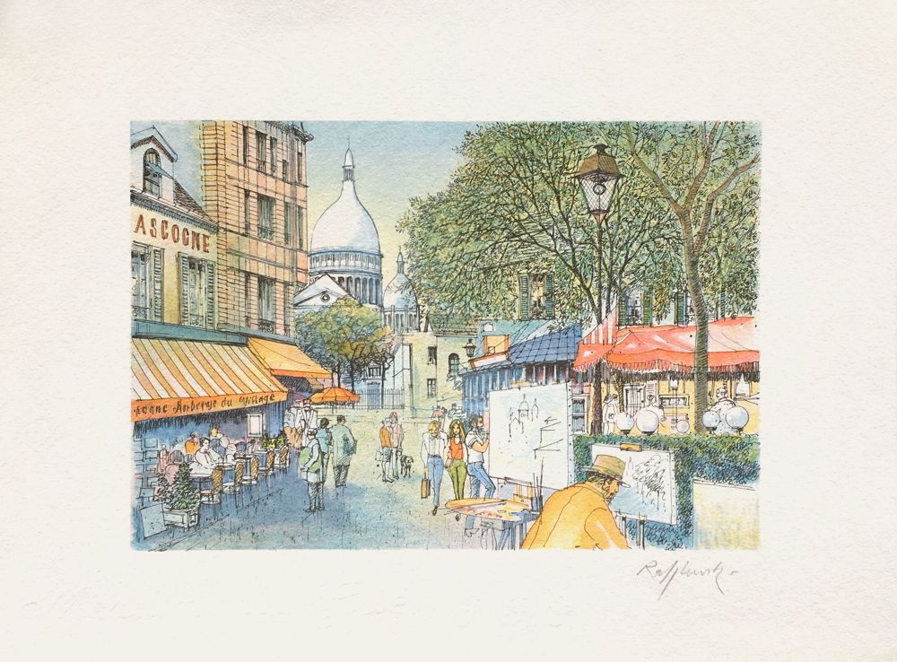 Paris - Montmartre place du Tertre