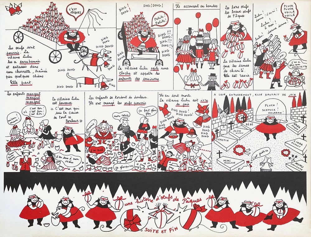 La Vilaine Lulu 36-37-38 - Histoire d'oeufs de Pâques( tryptique) — vue 3