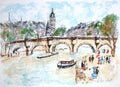 Paris, un coin du Pont-Neuf