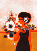 1971 - Femme au bouquet