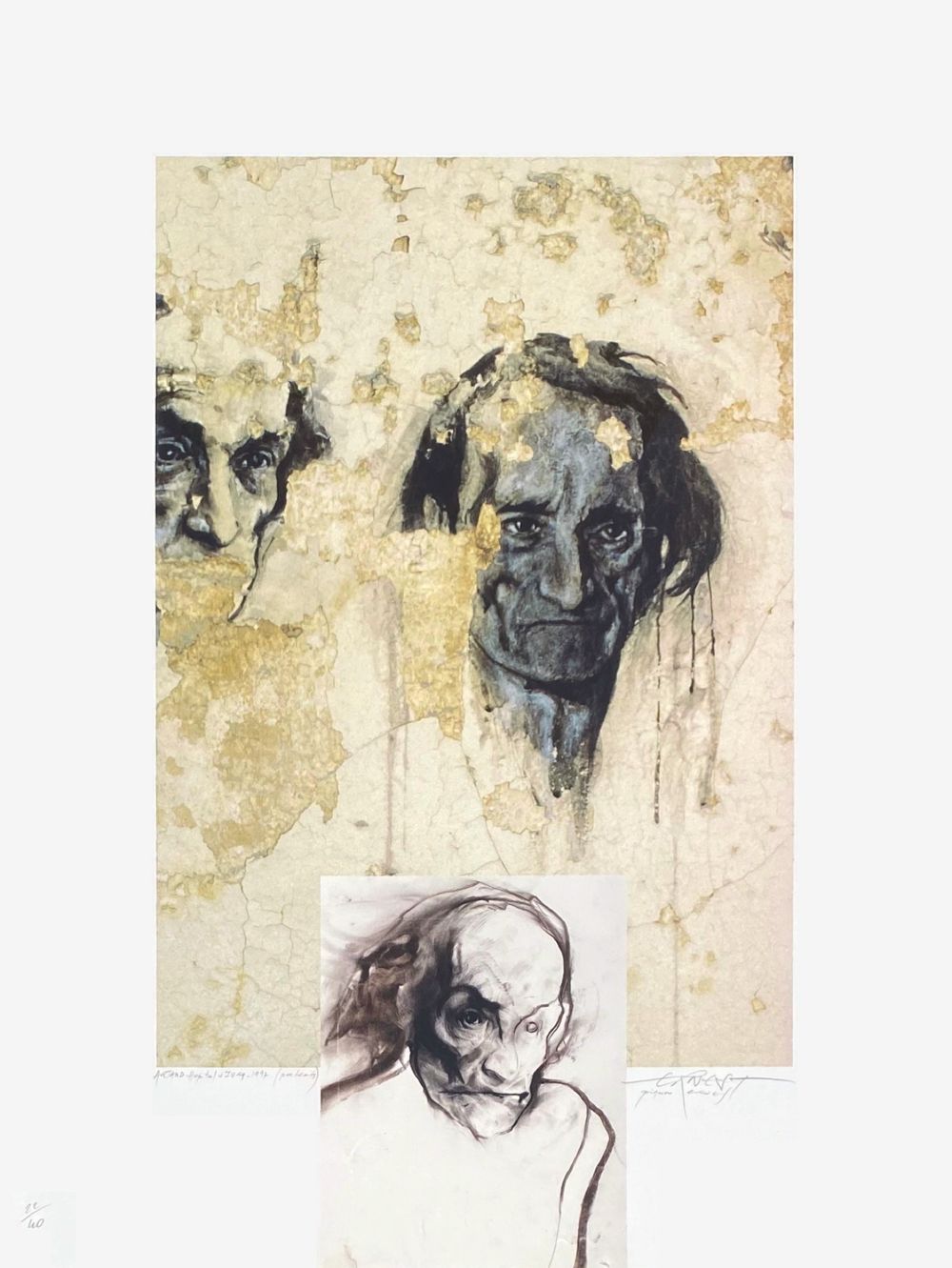 Artaud - Hopital d'Ivry - portraits