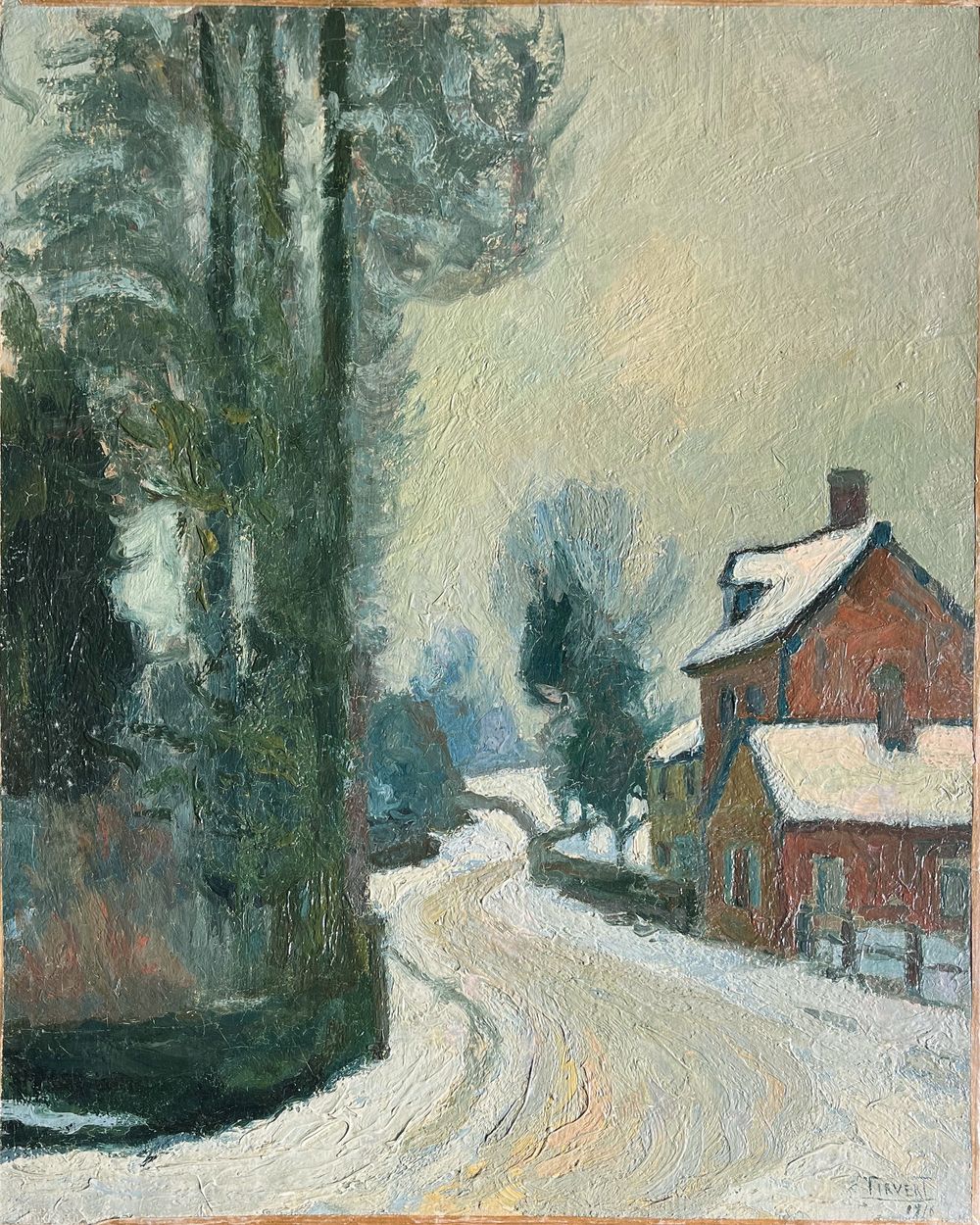 Neige à Blainville Crevon