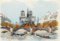 Paris, l'abside de Notre Dame