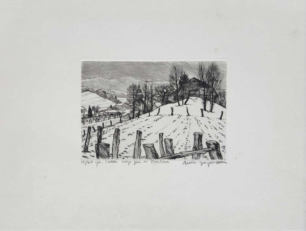 Neige près de Plombières - Vosges