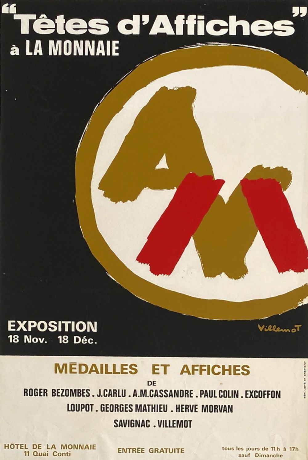 Têtes d'affiches à la Monnaie