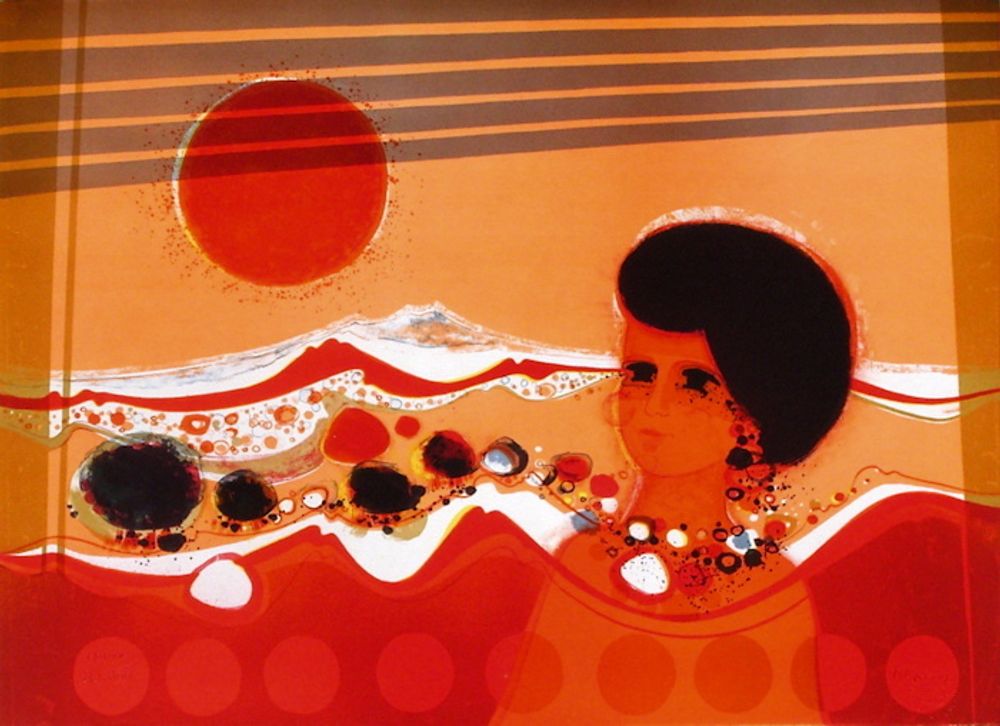 1974 - Femme au soleil
