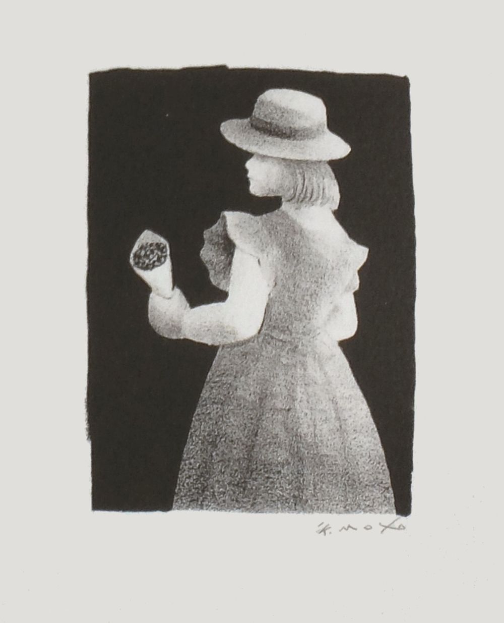 La jeune fille au bouquet