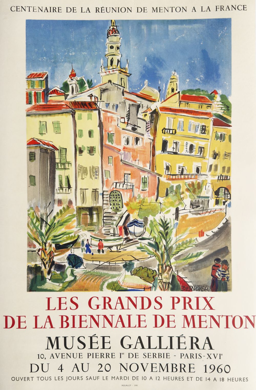 Expo 60 - Centenaire de la réunion de Menton à la France